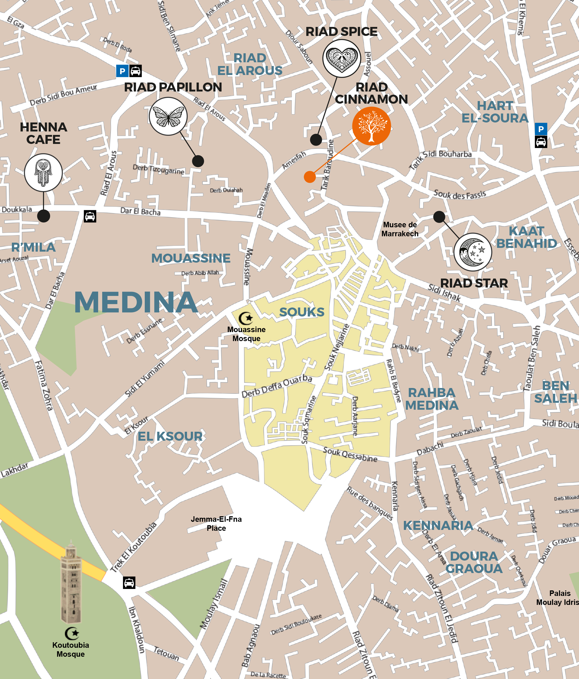 Location – Riad Cinnamon – A Magical Place in Morocco